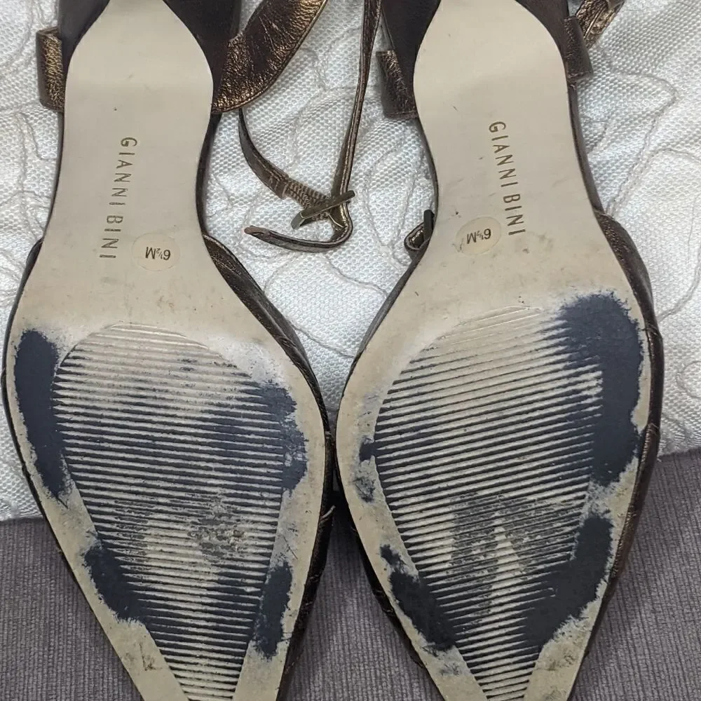 Gianni Binni copper heel sz. 6.5